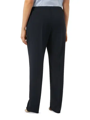 Marina Rinaldi Women's Straight Fit Cady Trousers - Midnightblue | Thumbnail 3 Marina Rinaldi Women's Straight Fit Cady Trousers - Midnightblue | Thumbnail 3