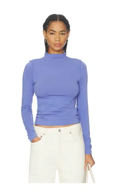 Free People x We The Free Kenzie Long Sleeve In Peri | Thumbnail 1 Free People x We The Free Kenzie Long Sleeve In Peri | Thumbnail 1