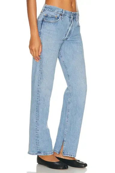 aligrace Vintage Relaxed Split Jeans | Thumbnail 4 aligrace Vintage Relaxed Split Jeans | Thumbnail 4