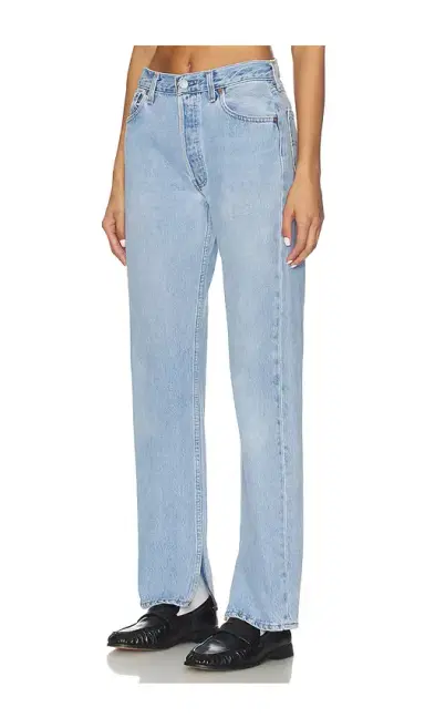 aligrace Vintage Relaxed Split Jeans | Thumbnail 1 aligrace Vintage Relaxed Split Jeans | Thumbnail 1