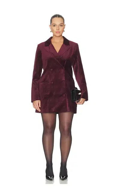 Good American Velvet Exec Dress | Thumbnail 2 Good American Velvet Exec Dress | Thumbnail 2