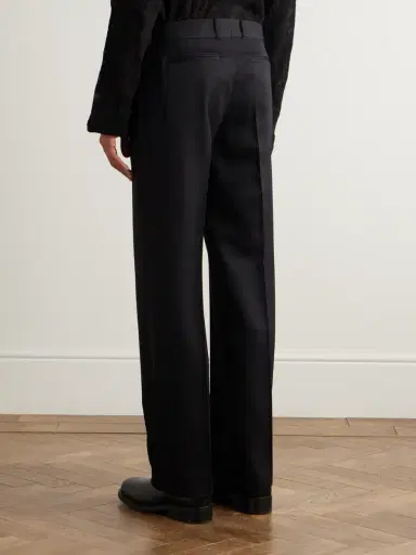 Our Legacy Slack Tapered Pleated Virgin Wool-Gabardine Suit Trousers - Men | Thumbnail 4 Our Legacy Slack Tapered Pleated Virgin Wool-Gabardine Suit Trousers - Men | Thumbnail 4