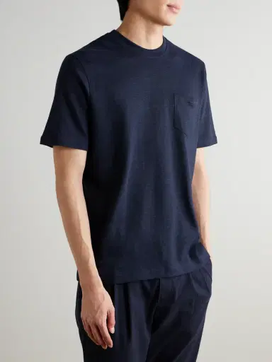 MR P. Linen and Organic Cotton-Blend T-Shirt - Men | Thumbnail 3 MR P. Linen and Organic Cotton-Blend T-Shirt - Men | Thumbnail 3
