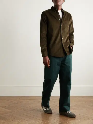Portuguese Flannel Lobo 2.0 Button-Down Collar Cotton-Corduroy Shirt - Men | Thumbnail 2 Portuguese Flannel Lobo 2.0 Button-Down Collar Cotton-Corduroy Shirt - Men | Thumbnail 2