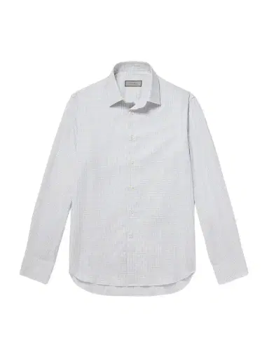 Canali Checked Cotton-Poplin Shirt - Men | Thumbnail 1 Canali Checked Cotton-Poplin Shirt - Men | Thumbnail 1