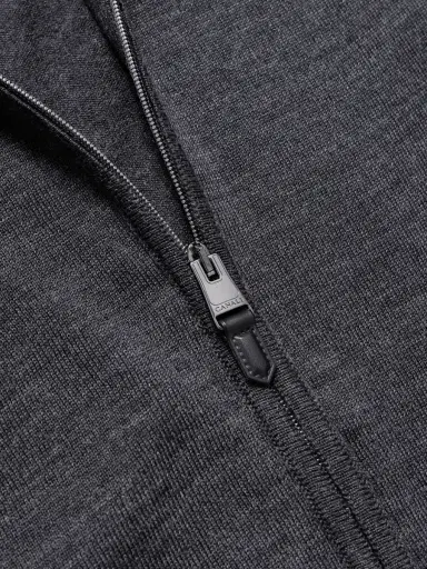 Canali Wool Zip-Up Cardigan - Men | Thumbnail 5 Canali Wool Zip-Up Cardigan - Men | Thumbnail 5