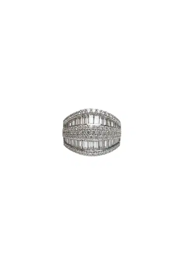 Wish Fine Jewelry 3.75ct Diamond 18K Gold Shield Ring | Thumbnail 1 Wish Fine Jewelry 3.75ct Diamond 18K Gold Shield Ring | Thumbnail 1