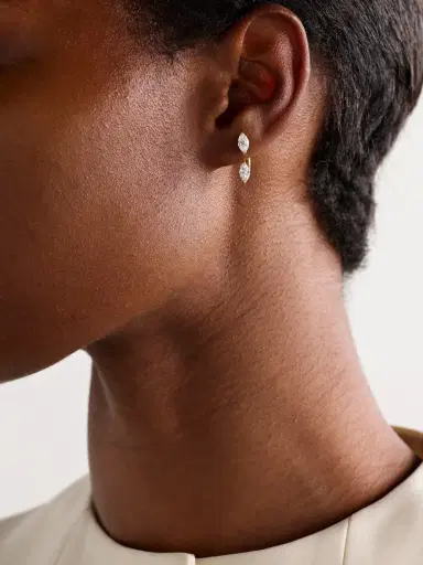 Anita Ko Orbit 18-karat Gold Diamond Single Earring | Thumbnail 2 Anita Ko Orbit 18-karat Gold Diamond Single Earring | Thumbnail 2