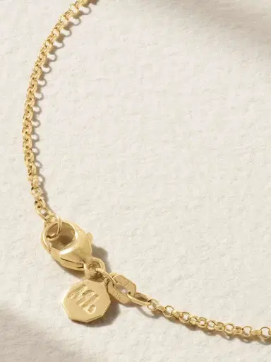 Marlo Laz Mini Dangling Heart 14-karat Gold Diamond Necklace | Thumbnail 3 Marlo Laz Mini Dangling Heart 14-karat Gold Diamond Necklace | Thumbnail 3