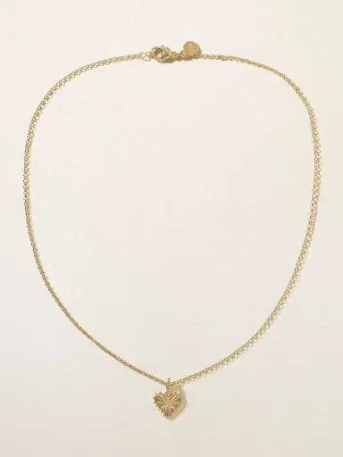 Marlo Laz Mini Dangling Heart 14-karat Gold Diamond Necklace | Thumbnail 4 Marlo Laz Mini Dangling Heart 14-karat Gold Diamond Necklace | Thumbnail 4