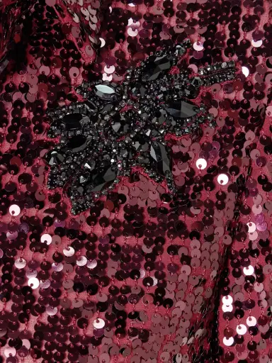 Erdem Crystal-embellished Sequined Crepe De Chine Shirt | Thumbnail 4 Erdem Crystal-embellished Sequined Crepe De Chine Shirt | Thumbnail 4