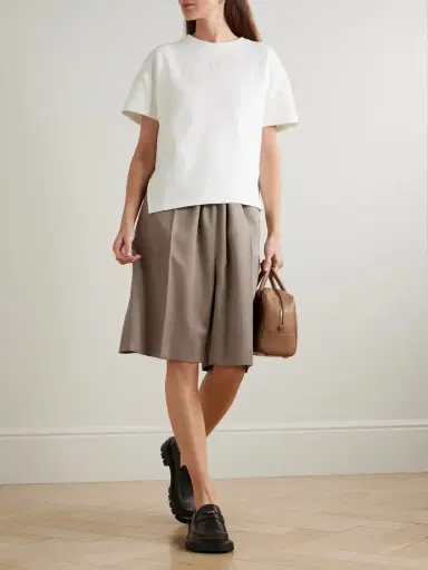 Loewe Anagram Asymmetric Cotton-blend Jersey T-shirt | Thumbnail 2 Loewe Anagram Asymmetric Cotton-blend Jersey T-shirt | Thumbnail 2