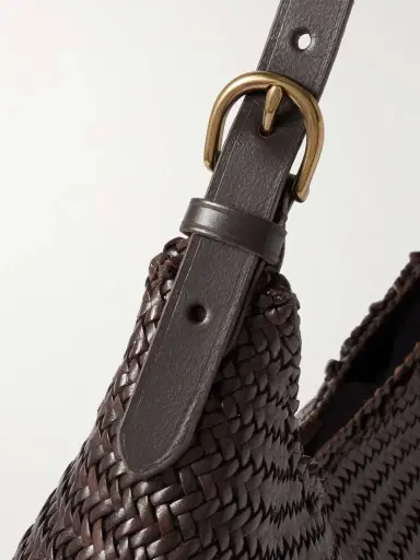 Dragon Diffusion Luna Mezza Woven Leather Shoulder Bag | Thumbnail 4 Dragon Diffusion Luna Mezza Woven Leather Shoulder Bag | Thumbnail 4