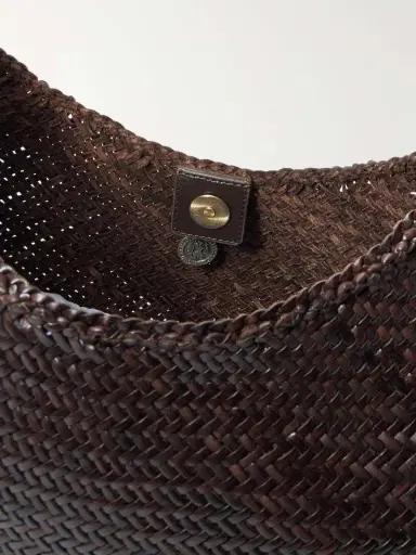 Dragon Diffusion Luna Mezza Woven Leather Shoulder Bag | Thumbnail 5 Dragon Diffusion Luna Mezza Woven Leather Shoulder Bag | Thumbnail 5