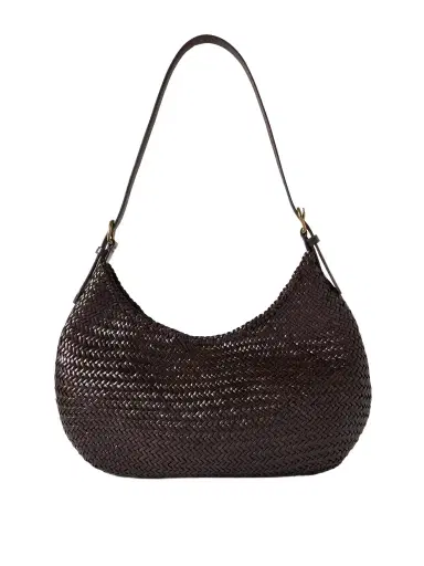 Dragon Diffusion Luna Mezza Woven Leather Shoulder Bag | Thumbnail 1 Dragon Diffusion Luna Mezza Woven Leather Shoulder Bag | Thumbnail 1