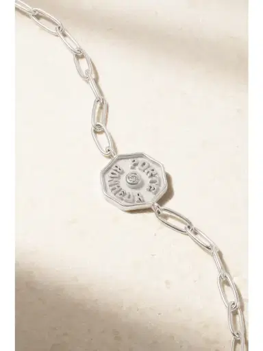 Marlo Laz Porte Bonheur 14-karat White Gold Diamond Bracelet | Thumbnail 4 Marlo Laz Porte Bonheur 14-karat White Gold Diamond Bracelet | Thumbnail 4