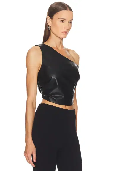 EZR Off Shoulder Leather Top | Thumbnail 2 EZR Off Shoulder Leather Top | Thumbnail 2