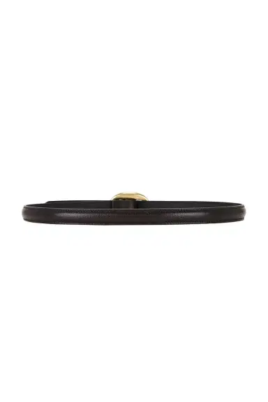 Saint Laurent Oval Buckle Thin Belt | Thumbnail 2 Saint Laurent Oval Buckle Thin Belt | Thumbnail 2