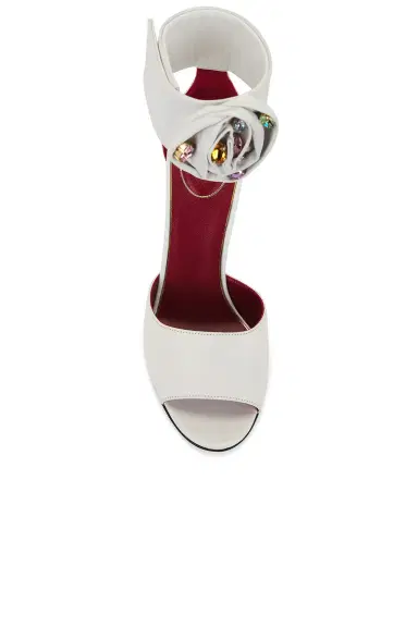 Valentino Garavani Drip Rose Sandal | Thumbnail 4 Valentino Garavani Drip Rose Sandal | Thumbnail 4