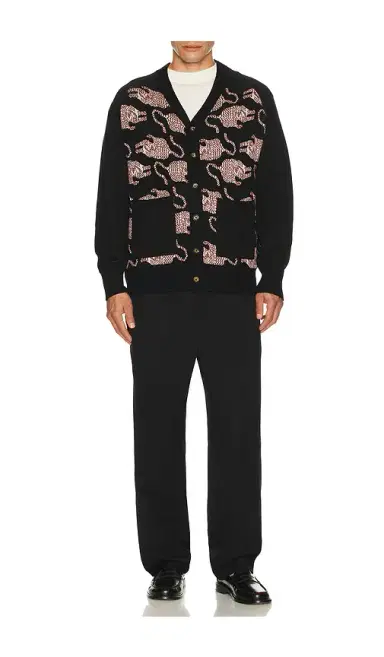Kardo Agamay Knitted Cardigan With Patch Pockets | Thumbnail 2 Kardo Agamay Knitted Cardigan With Patch Pockets | Thumbnail 2