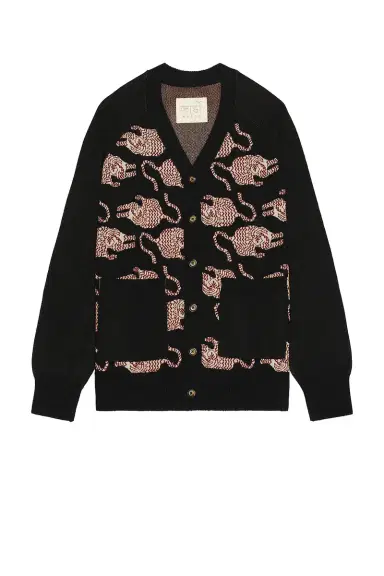 Kardo Agamay Knitted Cardigan With Patch Pockets | Thumbnail 5 Kardo Agamay Knitted Cardigan With Patch Pockets | Thumbnail 5