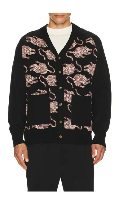 Kardo Agamay Knitted Cardigan With Patch Pockets | Thumbnail 1 Kardo Agamay Knitted Cardigan With Patch Pockets | Thumbnail 1
