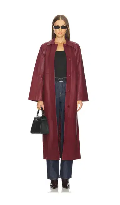 SRG Reggie Leather Coat | Thumbnail 1 SRG Reggie Leather Coat | Thumbnail 1