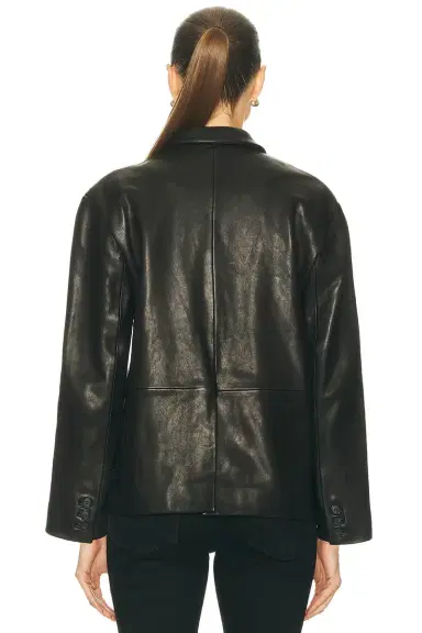 GRLFRND Marlo Leather Blazer | Thumbnail 6 GRLFRND Marlo Leather Blazer | Thumbnail 6
