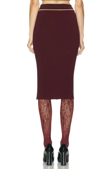 Alessandra Rich Midi Skirt | Thumbnail 4 Alessandra Rich Midi Skirt | Thumbnail 4