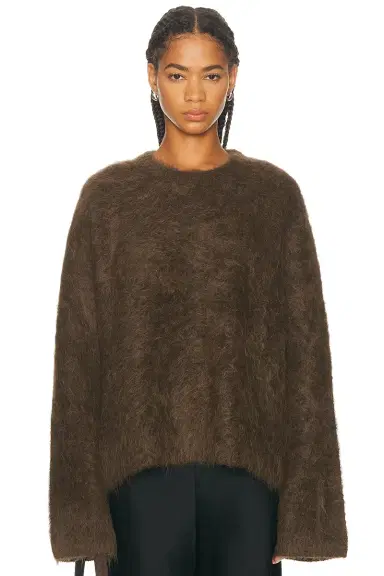 Toteme Boxy Alpaca Knit Sweater | Thumbnail 1 Toteme Boxy Alpaca Knit Sweater | Thumbnail 1