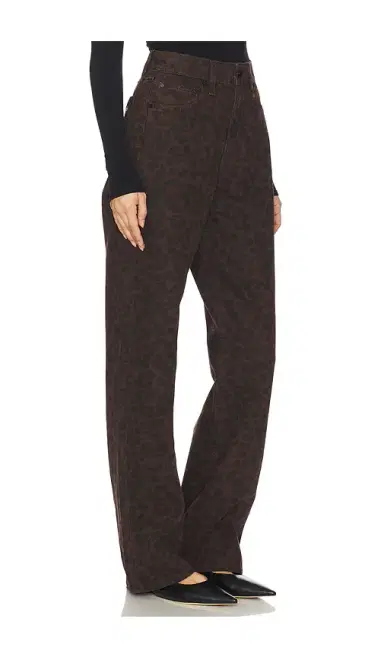 Rag & Bone Shea Leopard Full Relaxed Straight Jeans | Thumbnail 2 Rag & Bone Shea Leopard Full Relaxed Straight Jeans | Thumbnail 2