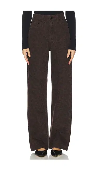 Rag & Bone Shea Leopard Full Relaxed Straight Jeans | Thumbnail 1 Rag & Bone Shea Leopard Full Relaxed Straight Jeans | Thumbnail 1
