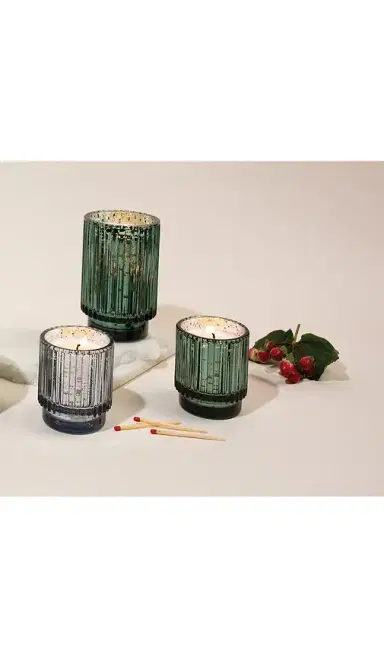 Paddywax Cypress & Fir 4.5oz Green Short Candle | Thumbnail 2 Paddywax Cypress & Fir 4.5oz Green Short Candle | Thumbnail 2