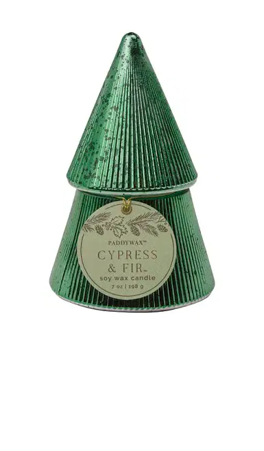 Paddywax Cypress & Fir 7oz Green Candle | Thumbnail 1 Paddywax Cypress & Fir 7oz Green Candle | Thumbnail 1