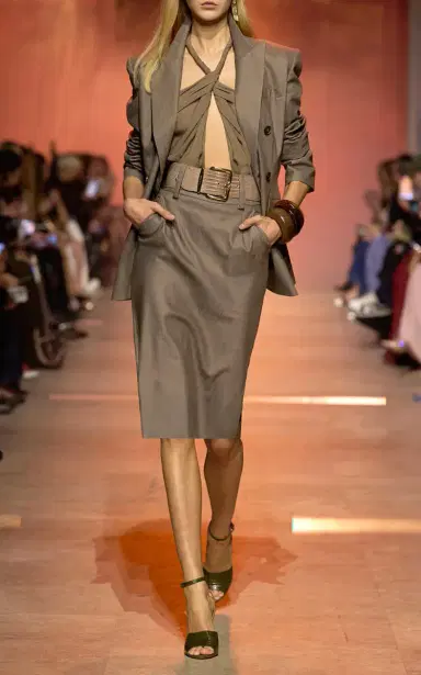 Elie Saab Cotton Twill Blazer | Thumbnail 2 Elie Saab Cotton Twill Blazer | Thumbnail 2