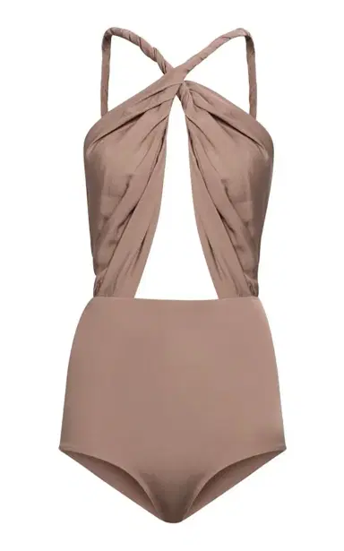 Elie Saab Double Georgette Bodysuit | Thumbnail 3 Elie Saab Double Georgette Bodysuit | Thumbnail 3