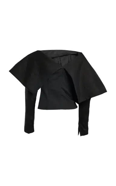 A.W.A.K.E. MODE Folded Flax-Blend Top | Thumbnail 5 A.W.A.K.E. MODE Folded Flax-Blend Top | Thumbnail 5