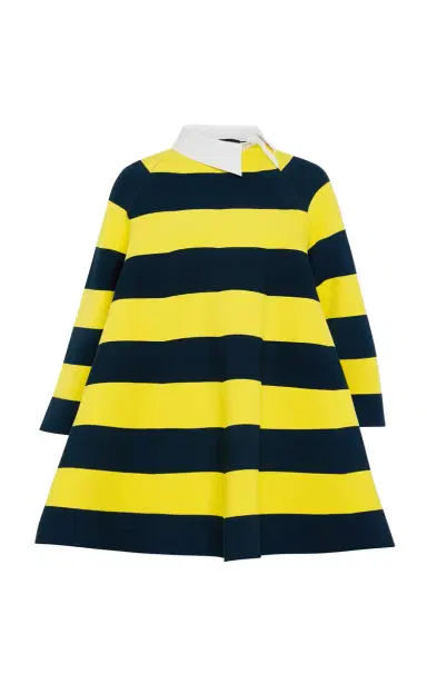 A.W.A.K.E. MODE Knitted Stripe Flared Mini Dress | Thumbnail 1 A.W.A.K.E. MODE Knitted Stripe Flared Mini Dress | Thumbnail 1
