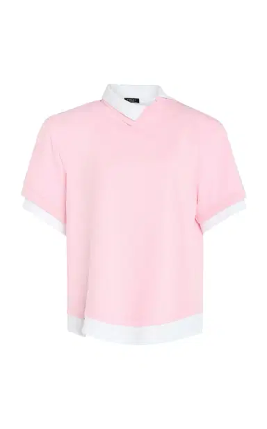 A.W.A.K.E. MODE Padded Cotton Double-Collar Rugby Top | Thumbnail 8 A.W.A.K.E. MODE Padded Cotton Double-Collar Rugby Top | Thumbnail 8