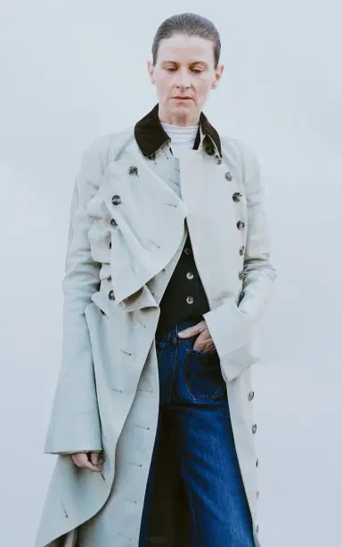 A.W.A.K.E. MODE Structured Cotton-Blend Trench Coat | Thumbnail 3 A.W.A.K.E. MODE Structured Cotton-Blend Trench Coat | Thumbnail 3