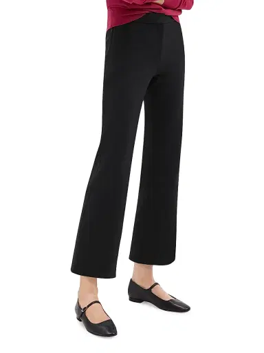 Theory Women's Stretch-Nylon Kick Flare Pants | Thumbnail 4 Theory Women's Stretch-Nylon Kick Flare Pants | Thumbnail 4