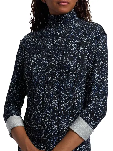 Proenza Schouler White Label Women's Mabel Printed Jersey Maxi Dress - Navy Multi | Thumbnail 6 Proenza Schouler White Label Women's Mabel Printed Jersey Maxi Dress - Navy Multi | Thumbnail 6