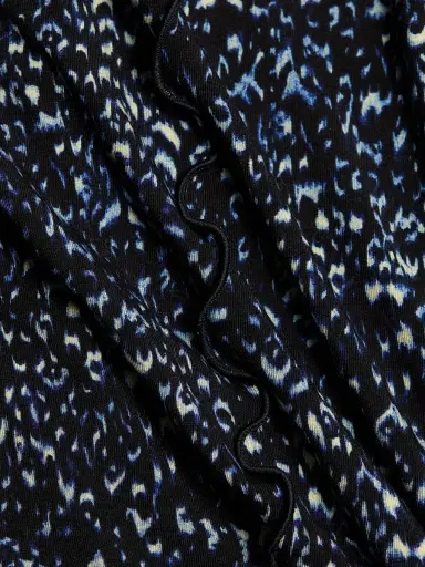 Proenza Schouler White Label Women's Mabel Printed Jersey Maxi Dress - Navy Multi | Thumbnail 7 Proenza Schouler White Label Women's Mabel Printed Jersey Maxi Dress - Navy Multi | Thumbnail 7