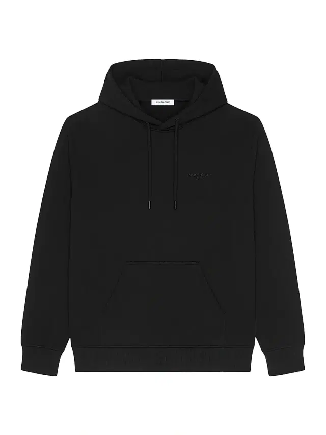 Men's Couture Seam Hoodie in Fleece with Clapperboard Print - Black Men's Couture Seam Hoodie in Fleece with Clapperboard Print - Black