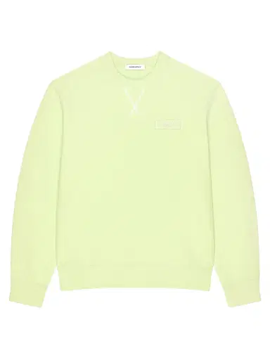Givenchy Men's Couture Seam Sweatshirt in Fleece - Yellow | Thumbnail 1 Givenchy Men's Couture Seam Sweatshirt in Fleece - Yellow | Thumbnail 1