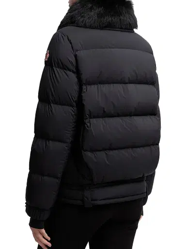 Moncler Grenoble Women's Arabbas Ski Jacket with Shearling Trim - Black - Size Large | Thumbnail 3 Moncler Grenoble Women's Arabbas Ski Jacket with Shearling Trim - Black - Size Large | Thumbnail 3