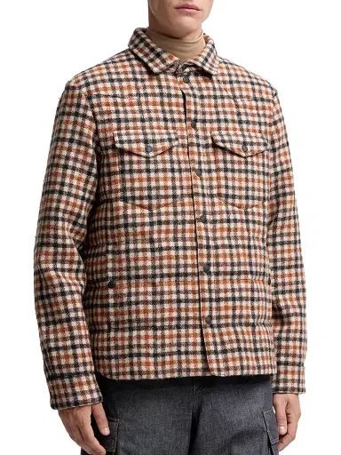 Moncler Grenoble Men's Gelt Padded Shacket - Black Beige | Thumbnail 2 Moncler Grenoble Men's Gelt Padded Shacket - Black Beige | Thumbnail 2