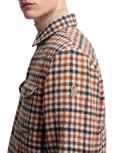 Moncler Grenoble Men's Gelt Padded Shacket - Black Beige | Thumbnail 4 Moncler Grenoble Men's Gelt Padded Shacket - Black Beige | Thumbnail 4