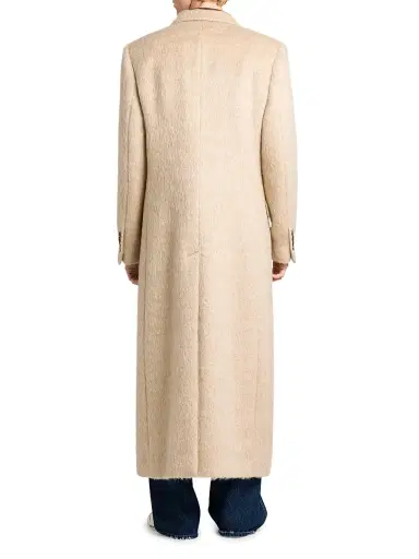 Dolce & Gabbana Men's Mohair-Wool Double-Breasted Coat | Thumbnail 5 Dolce & Gabbana Men's Mohair-Wool Double-Breasted Coat | Thumbnail 5