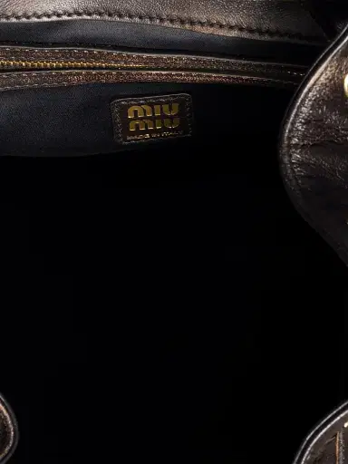 Miu Miu Women's Leather Backpack | Thumbnail 7 Miu Miu Women's Leather Backpack | Thumbnail 7